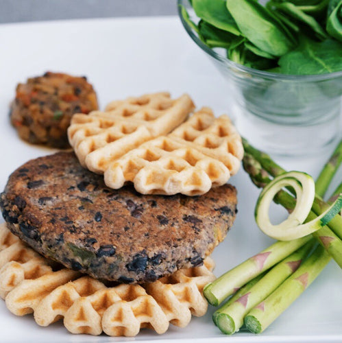 Green Chile Black Bean Patty